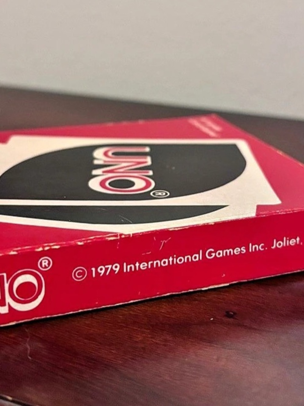 Vintage 1979 Deck of UNO cards still In sealed plastic Red Box - Picture 6 of 7